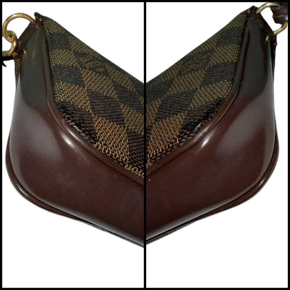 Louis Vuitton Vintage Damier Ebene Navona Pochette Accessories Bag W/Bag & Box - Picture 7 of 15